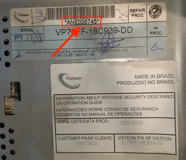 Görsel 3: Bravo Teyp Seri No Detayı