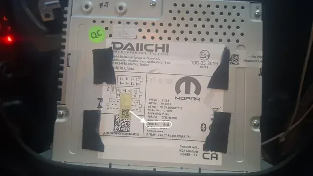 Görsel 2: Daiichi Multimedya Barkod ve Seri Numarası