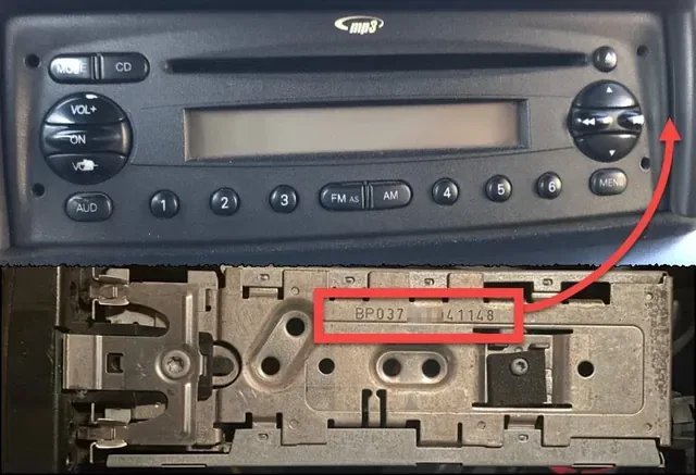 Lancia Teyp Kodu Girme ve Onaylama Ekranı