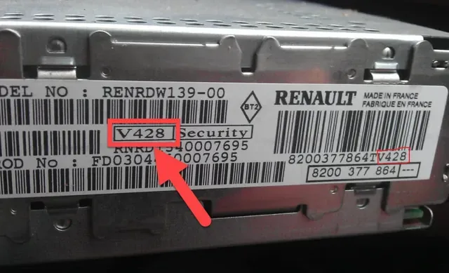 Renault Delphi Teyp Kodu Girme ve Onaylama Ekranı