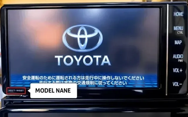 Toyota ERC Y68 / Y68T Teyp Kodu Girme ve Onaylama Ekranı